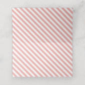 Nutcracker Pink-kerstboomfeestdag Plaatskaartje (Binnenkant ongevouwen)