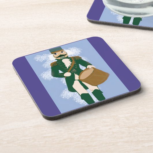 Nutcracker Plastic Coasters Frosted Violet Bier Onderzetter (Linkerzijde)