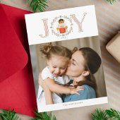 Nutcracker Prince Holiday-fotokaart Feestdagenkaart