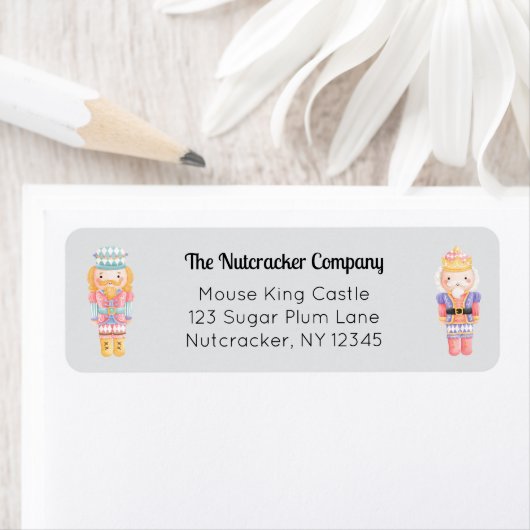 Nutcracker Return-adres Etiket (Insitu)