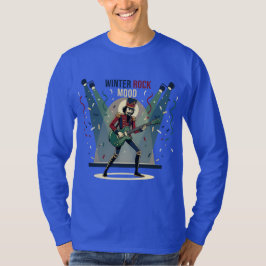 Nutcracker Rocker – Winter Music Art T-shirt