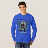 Nutcracker Rocker – Winter Muziek Kunst T-shirt (Voorkant volledig)