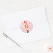 Nutcracker Ronde Sticker (Envelop)