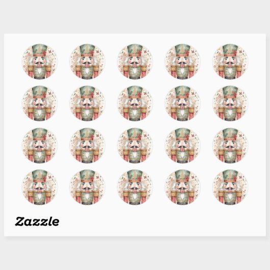 Nutcracker Ronde Sticker (Vel)