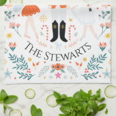 Nutcracker Scene Personalized Kitchen Towel Theedoek (Gevouwen)