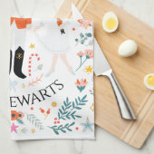 Nutcracker Scene Personalized Kitchen Towel Theedoek (Quarter Fold)