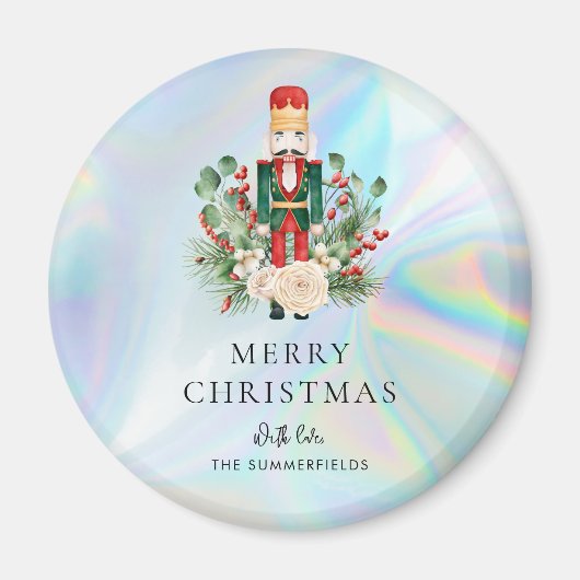 Nutcracker Script Christmas Holiday Keepsake Magneet (Voorkant)