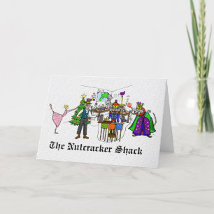 Nutcracker Shack Ham Radio-kerstkaart Kaart