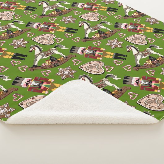 Nutcracker Sherpa Blanket Sherpa Deken (3/4)