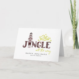 Nutcracker Simple Holiday Card Feestdagen Kaart