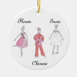 Nutcracker Snow/Chinese/Flower Keepomwille Ornamen Keramisch Ornament