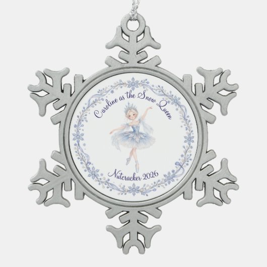 Nutcracker Snow Queen Ornament (Voorkant)