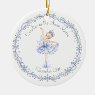 Nutcracker Snow Queen Ornament