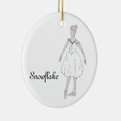 Nutcracker Snowflake Keepomwille Ornament (Rechts)