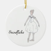 Nutcracker Snowflake Keepomwille Ornament (Voorkant)