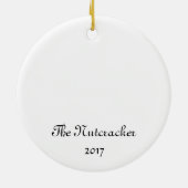 Nutcracker Snowflake Keepomwille Ornament (Achterkant)