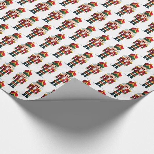 Nutcracker Soldier Cadeaupapier (Hoek)