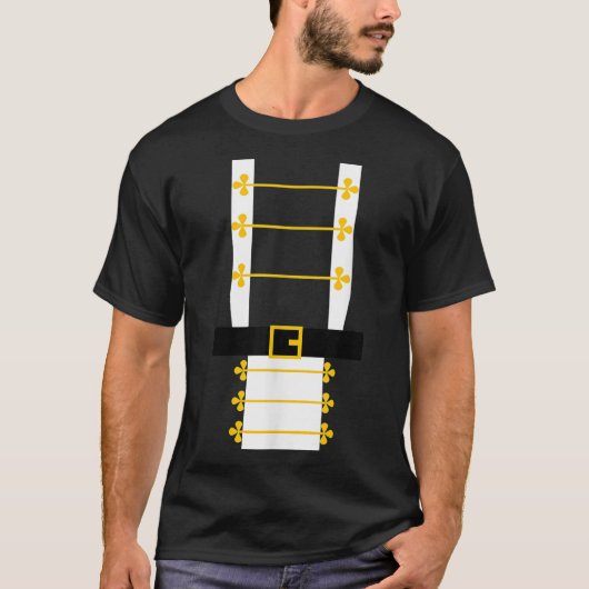 Nutcracker Soldier Costume Uniform Ballet Dance Ch T-shirt (Voorkant)