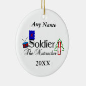 Nutcracker Soldier Keramisch Ornament (Rechts)