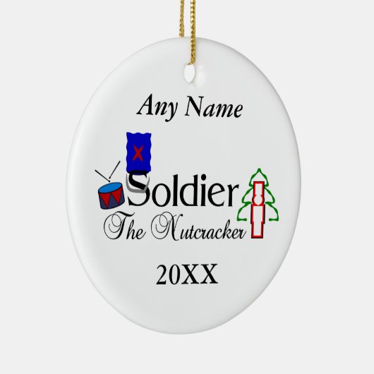 Nutcracker Soldier Keramisch Ornament (Rechts)