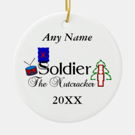 Nutcracker Soldier Keramisch Ornament