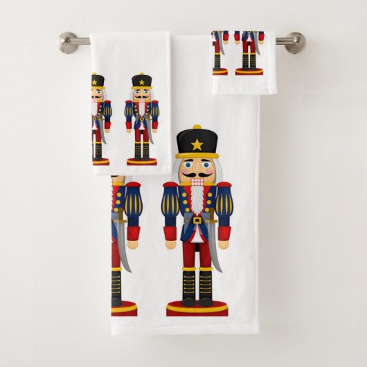 Nutcracker Soldier  kerstkeukenset Bad Handdoek (Insitu)