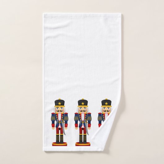 Nutcracker Soldier kerstkeukenset Bad Handdoek (Handdoek)