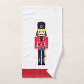 Nutcracker Soldier kerstkeukenset Bad Handdoek (Handdoek)
