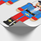 Nutcracker Soldier Matte Wrapping Paper, 30 x 6' Cadeaupapier (Hoek)