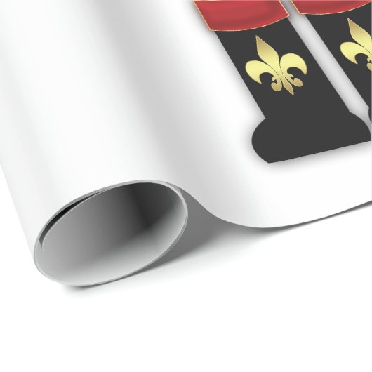 Nutcracker Soldier Matte Wrapping Paper, 30 x 6' Cadeaupapier (Rol Hoek)