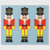 Nutcracker Soldier Matte Wrapping Paper, 30 x 6' Cadeaupapier (Vlak)