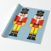 Nutcracker Soldier Matte Wrapping Paper, 30 x 6' Cadeaupapier (Uitgerold)