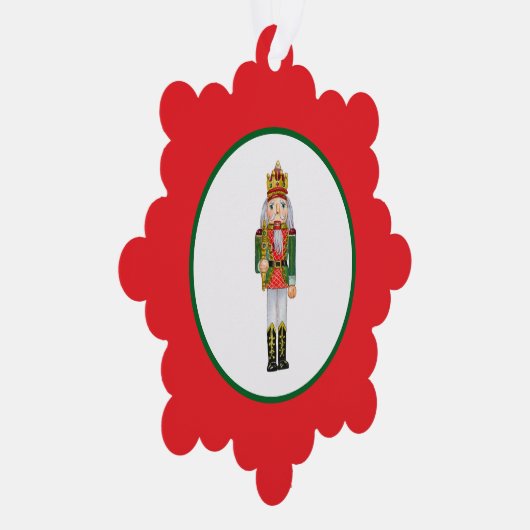 Nutcracker soldier ornament kaart (Rechts)