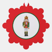 Nutcracker soldier ornament kaart (Achterkant)