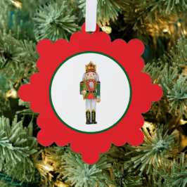 Nutcracker soldier ornament kaart