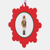 Nutcracker soldier ornament kaart (Links)