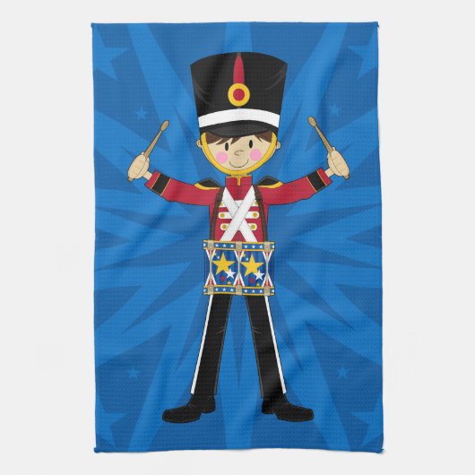 Nutcracker Soldier-speelgoedhanddoeken Theedoek (Verticaal)