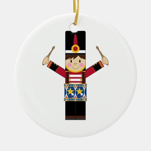 Nutcracker Soldier Spelling Drums Ornament (Voorkant)