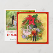 Nutcracker Soldier Sugar Plum Fairy Kerstmis (Voorkant / Achterkant)