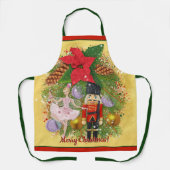 Nutcracker Soldier Sugar Plum Fairy Kerstmis Schort (Voorkant)