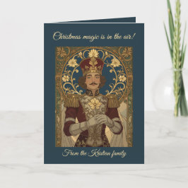 Nutcracker Soldiers Art Nouveau Vintage Style Chri Kaart
