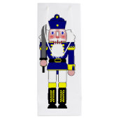 Nutcracker Soldiers Christmas Wijn Cadeautas (Achterkant)