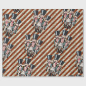 Nutcracker Soldiers Stripes Cadeaupapier (Vlak)