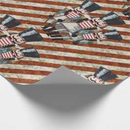 Nutcracker Soldiers Stripes  Cadeaupapier