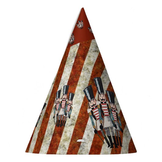 Nutcracker Soldiers Stripes  Feesthoedjes (Links)
