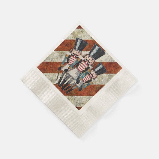 Nutcracker Soldiers Stripes  Servet (Hoek)