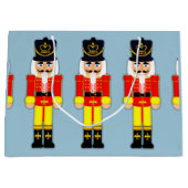 Nutcracker Solider Custom Gift Bag - Groot, glanze Groot Cadeauzakje (Voorkant)