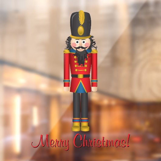 Nutcracker Speelgoed Soldaat-kerstvenster Cling Raamsticker (Vel 2)