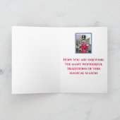 NUTCRACKER/SPEELGOED SOLDIER CHRISTMAS-KAART FEESTDAGEN KAART (Binnen)