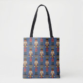 Nutcracker Speelgoed Soldier Drummer Navy Blue Pat Tote Bag (Voorkant)